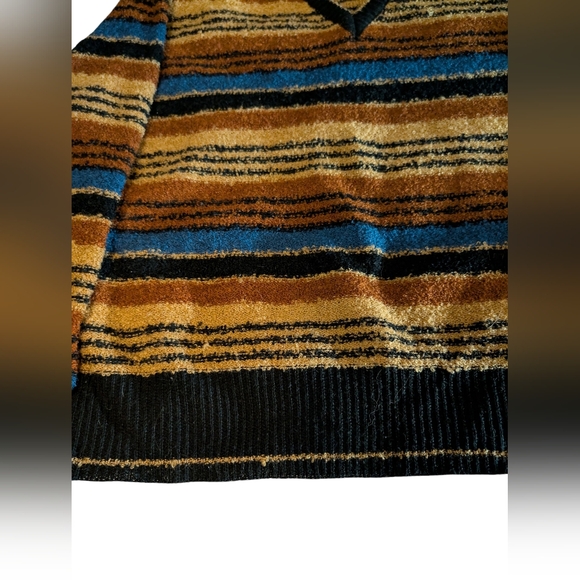 Vintage Striped Sweater Size 44 (vintage XL) fits as oversized large - Picture 3 of 9